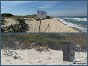 Hundestrand in Platamona