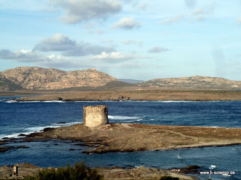 Asinara im Hintergrund