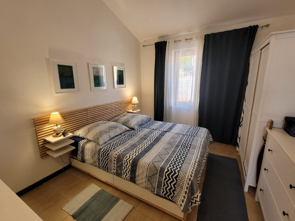Aquamare, Schlafzimmer mit Doppelbett