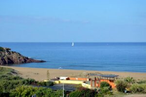 Pizzeria Lidolando am Strand von Porto Alabe