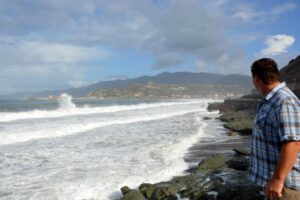 Wildes Meer bei Bosa Marina am Meer