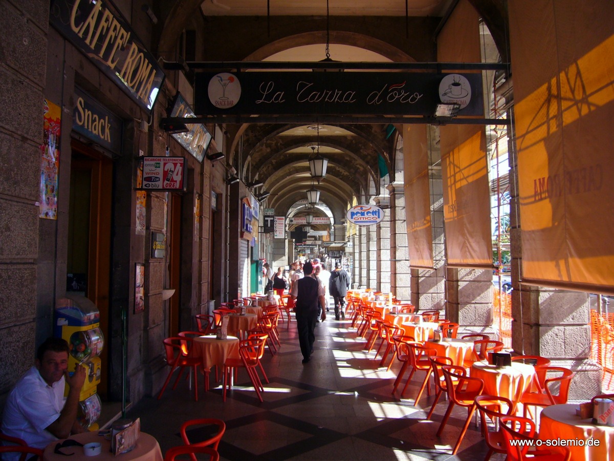 Via Roma am Hafen von Cagliari