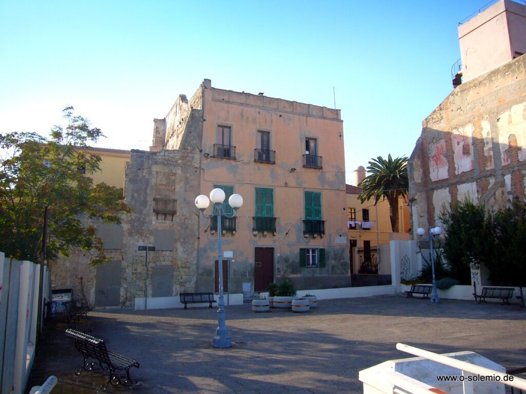 CagliariInselhauptstadt von Sardinien, mit wunderschönen Plätzen
