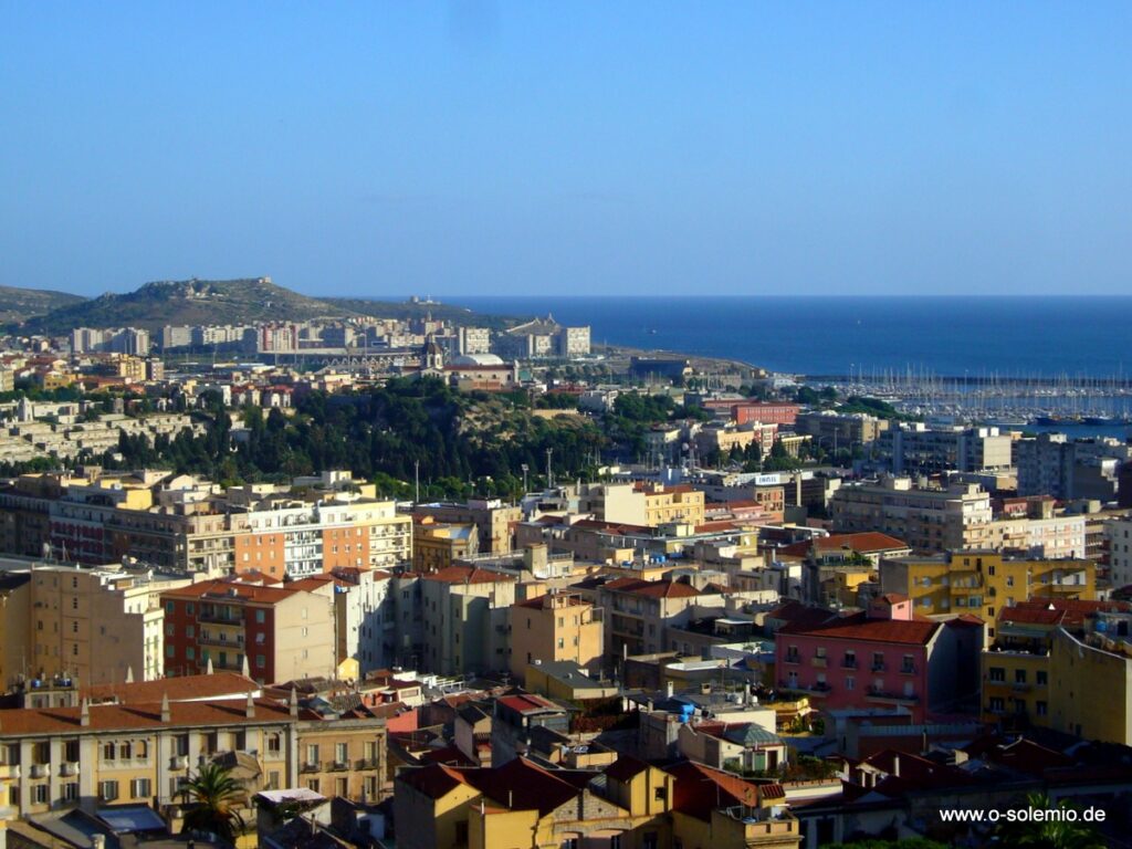 Überblick auf Cagliari