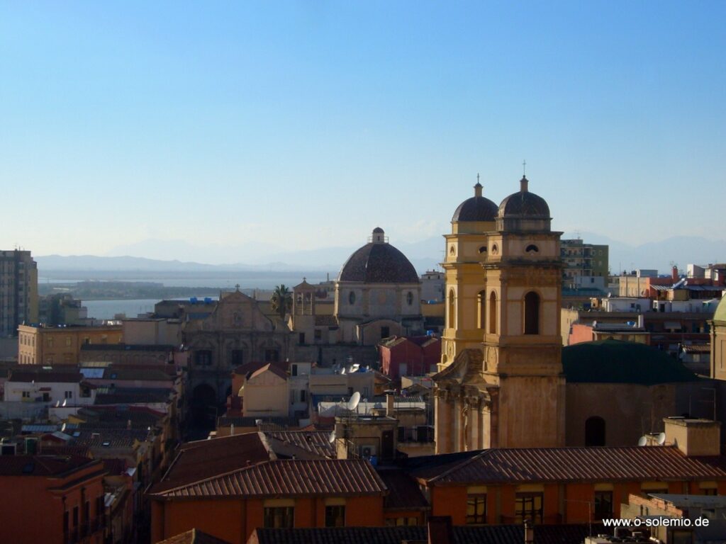 Hoch über Cagliari ein herrlicher Blick
