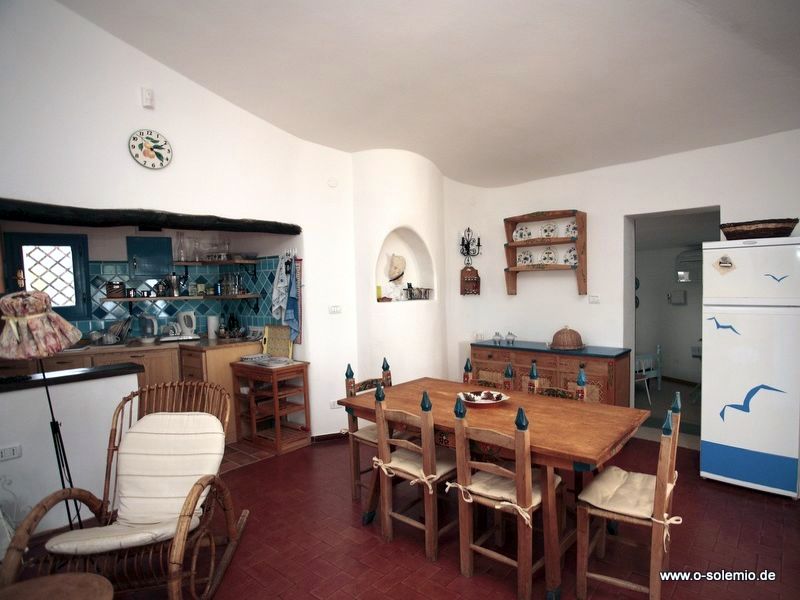 Villa Rubino,Torre delle Stelle, Wohnzimmer mit Küchenecke