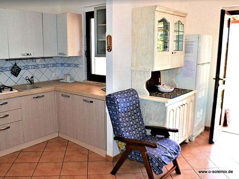 Kochnische im Wohn-Esszimmer, Ferienhaus Caboni, Costa Rei
