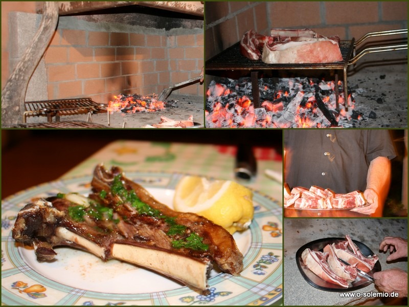 Abendessen direkt vom Grill