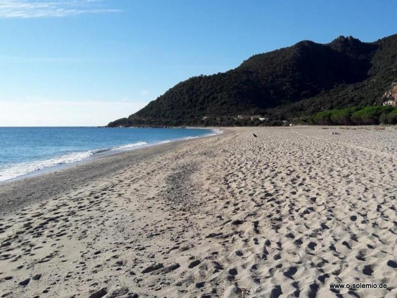 Cardedu, Strand vor der Haustür