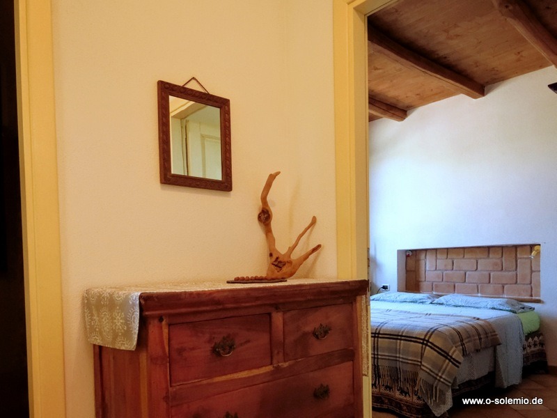 Gemütlicher Schlafraum in Casa Campagna