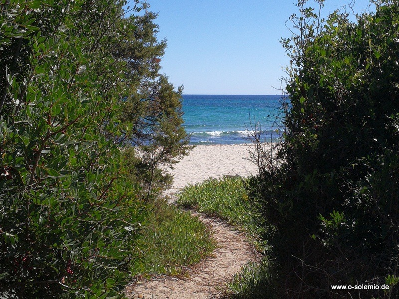 Verwunschene Plätze am Strand von Orri, bei Arbatax