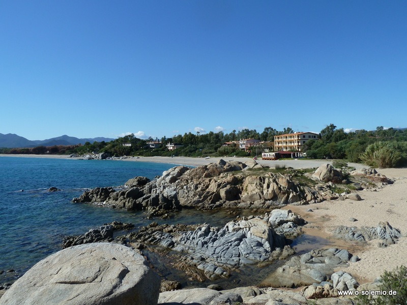 Sardinien, Osten, Strand von Bari Sardo