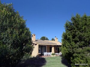 Ferienhaus Giunco im Garten