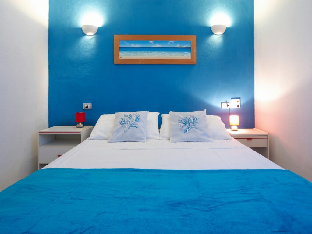 Gemütliches Schlafzimmer im Ferienhaus Belvedere