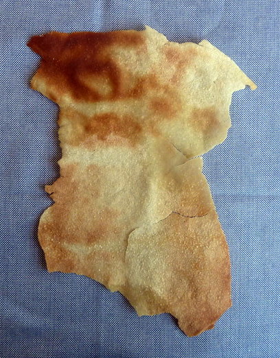 Sardinien, Pane Carasau beim cena sarda