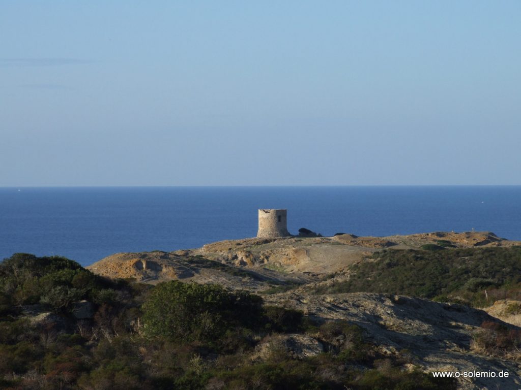 Sardinien, Westen, Planargia,Tentizzos, Torre Argentina