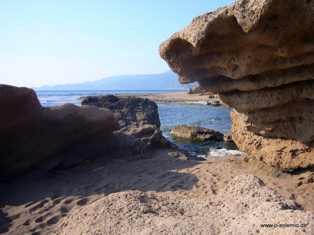 Strand von Porto Alabe,Strandspaziergang