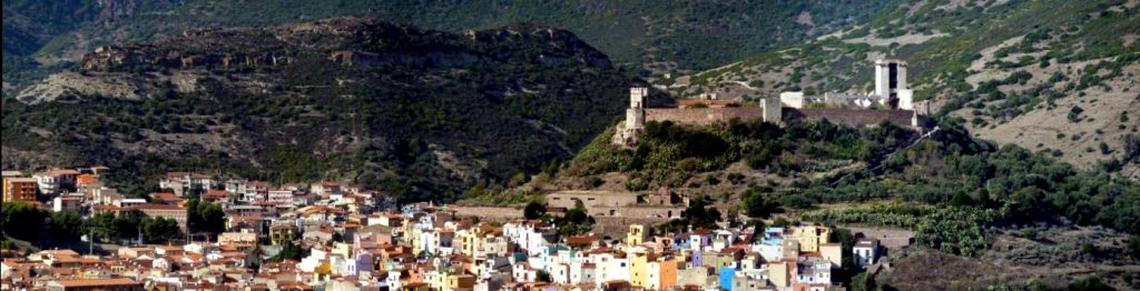 Sardinien, Bosa, mit Castello Malaspina